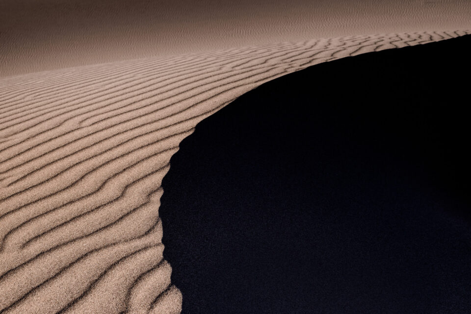 弯曲的沙丘