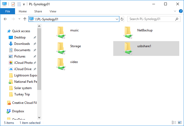 Windows文件共享外部驱动器