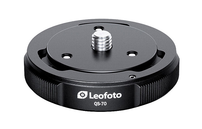 Leofoto QS-70三脚架头交换板和底座