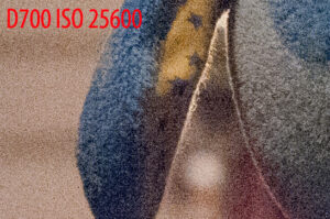 尼康D700 ISO 25600 vs DX