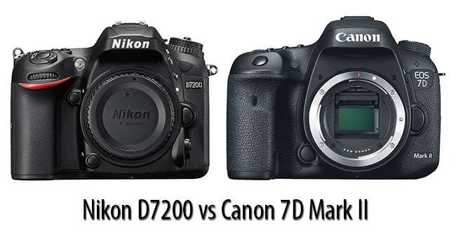 尼康D7200 vs佳能7D Mark II