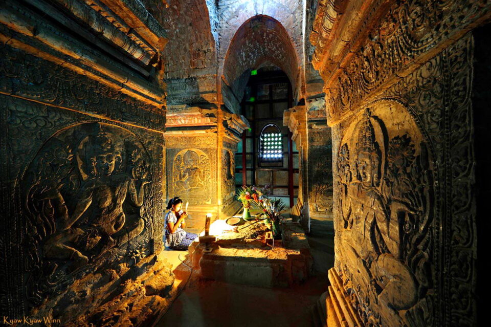 10.Kyaw-Kyaw-Winn_Bagan-Temple-Interior_Myanmar