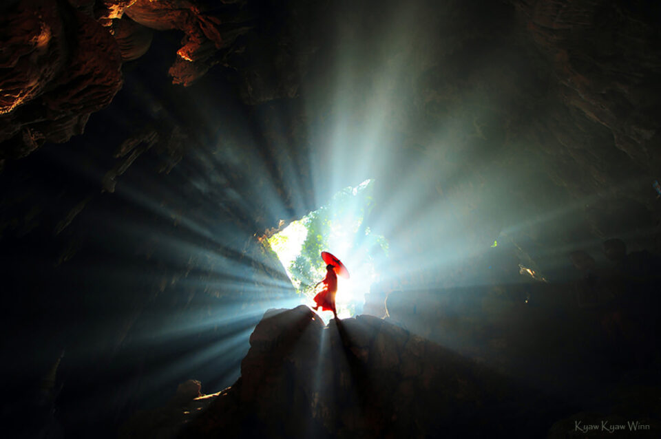 14.Kyaw-Kyaw-Winn_Monk-Enlightenment-Cave_Hpa-An-Myanmar