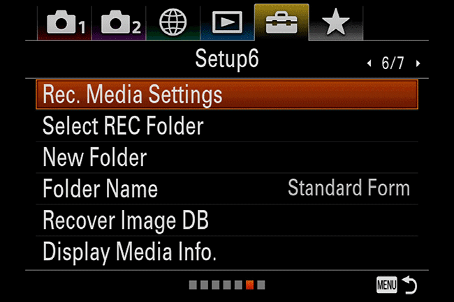 Sony A7R III菜单设置