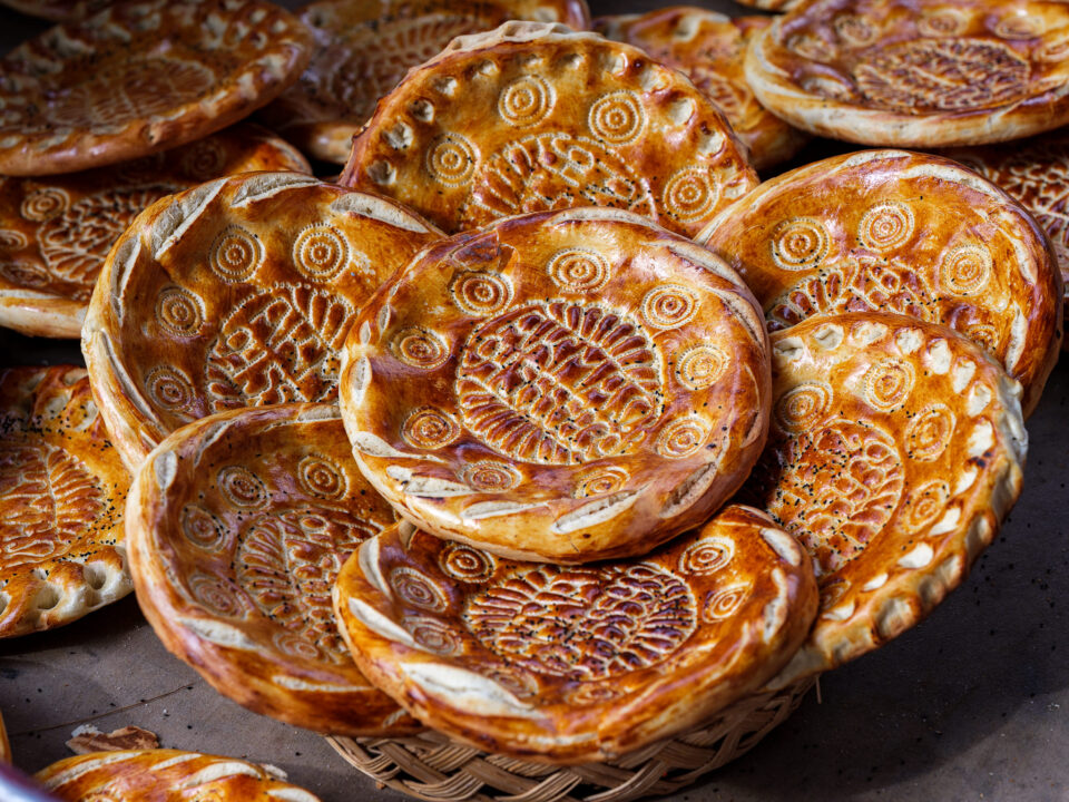 产自乌兹别克斯坦的乌兹别克帕蒂尔面包