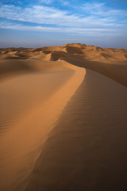 里瓦沙漠的日落